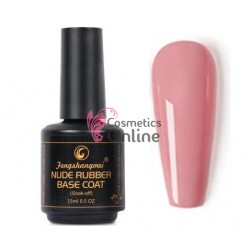 NUDE RUBBER BASE COAT FSM Soak-Off de 15 ml, Nr 13 Nude Pink Antique